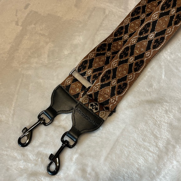 Black Canvas crossbody tote bag - Picture 9 of 13